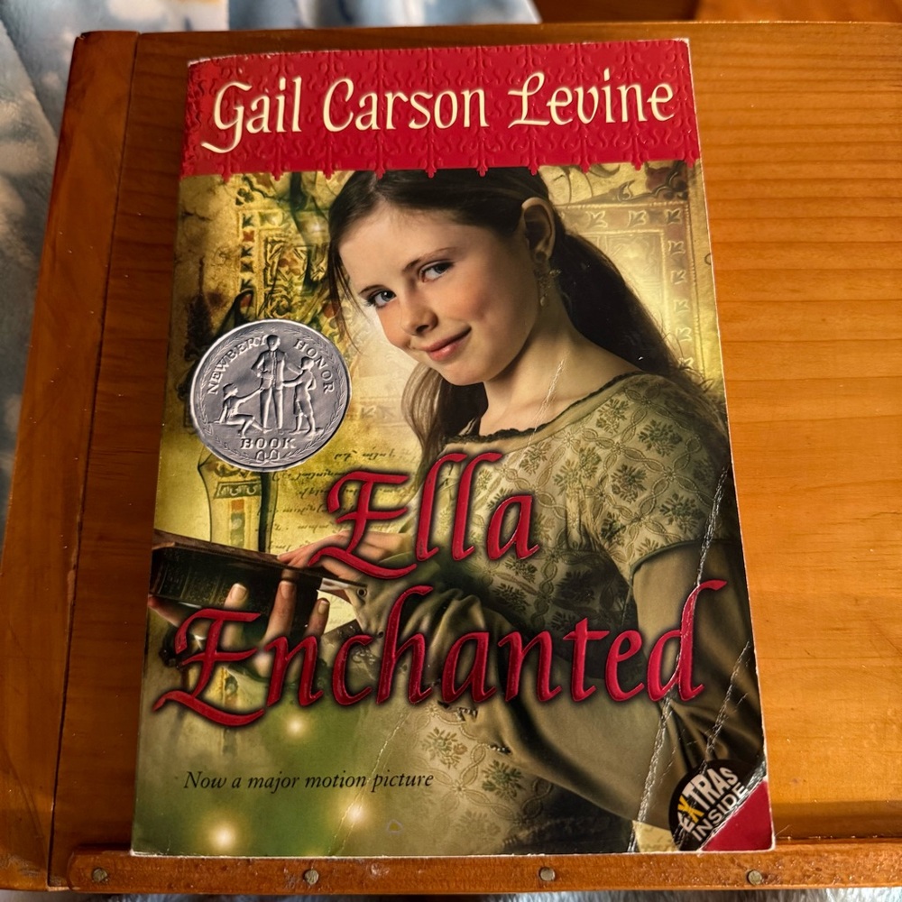 Ella Enchanted by Gail Carson Levine Children’s Chapter Book Newbery Book